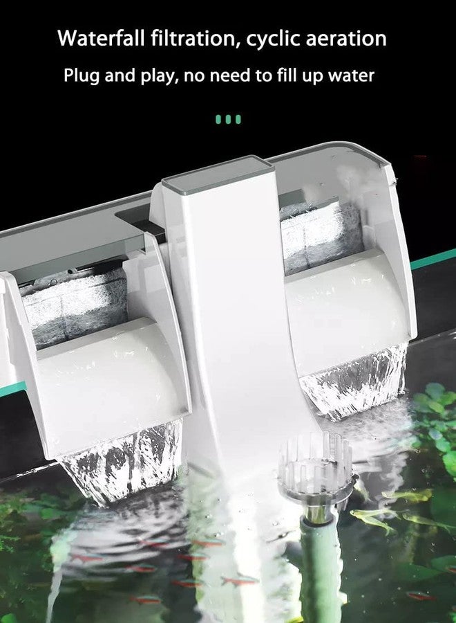 Sunsun Xiaoli New Premium XBA Series Water Fall Style Hang On Filter with Surface Skimmer (XBA-200) - Image 4